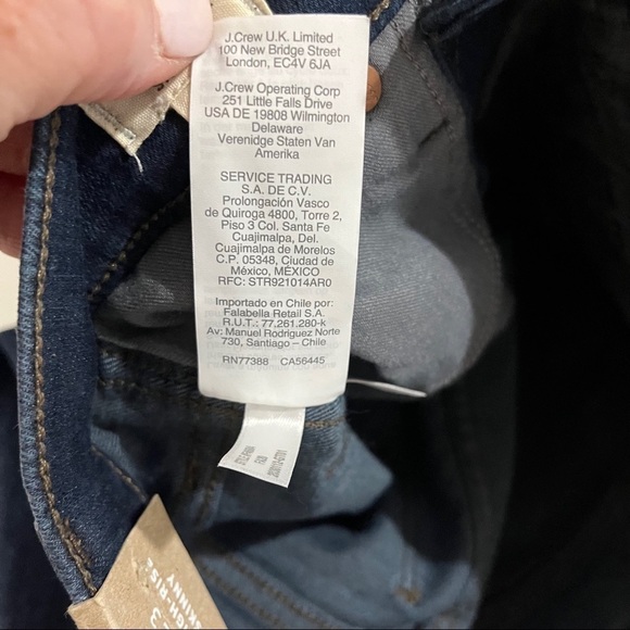 Madewell 10” High Rise Skinny Jeans Size 23 Classic Style F4684 - Picture 9 of 11